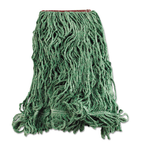 Super Stitch Blend Mop Heads, Cotton/synthetic, Green, Large - DRCPD213GRE