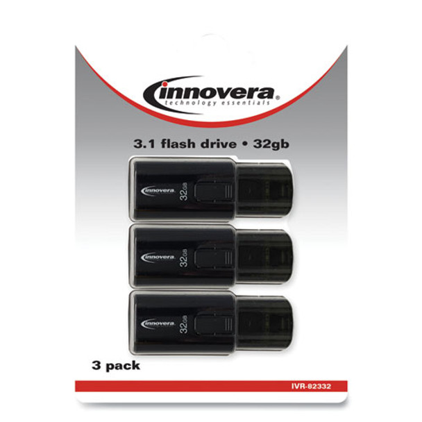 Usb 3.0 Flash Drive, 32 Gb, 3/pack