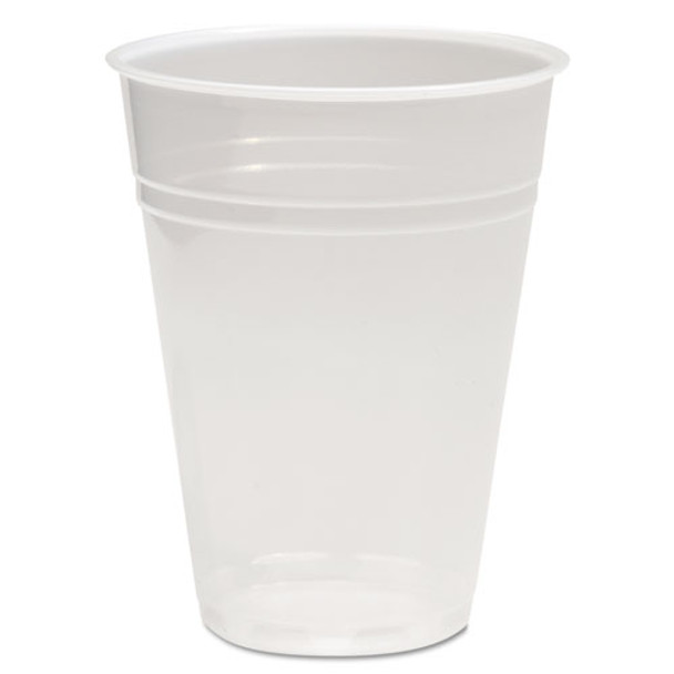 Translucent Plastic Cold Cups, 9oz, Polypropylene, 100/pack