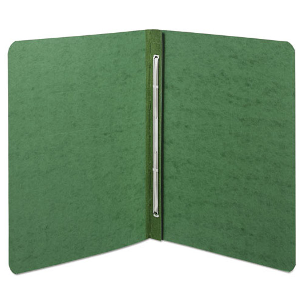 Presstex Report Cover, Side Bound, Prong Clip, Letter, 3" Cap, Dark Green