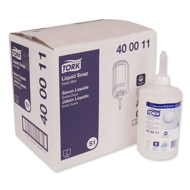 Premium Extra Mild Soap, Unscented, 1 L, 6/carton - DTRK400011