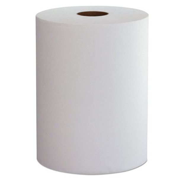 10 Inch Roll Towels, 1-ply, 10" X 800 Ft, White, 6 Rolls/carton