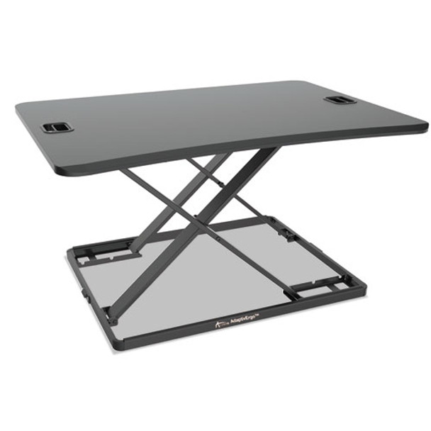 Adaptivergo Ultra-slim Sit-stand Desk, 31.33" X 22" X 15.75", Black