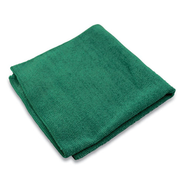 Lightweight Microfiber Cloths, 16 X 16, Green, 240/carton