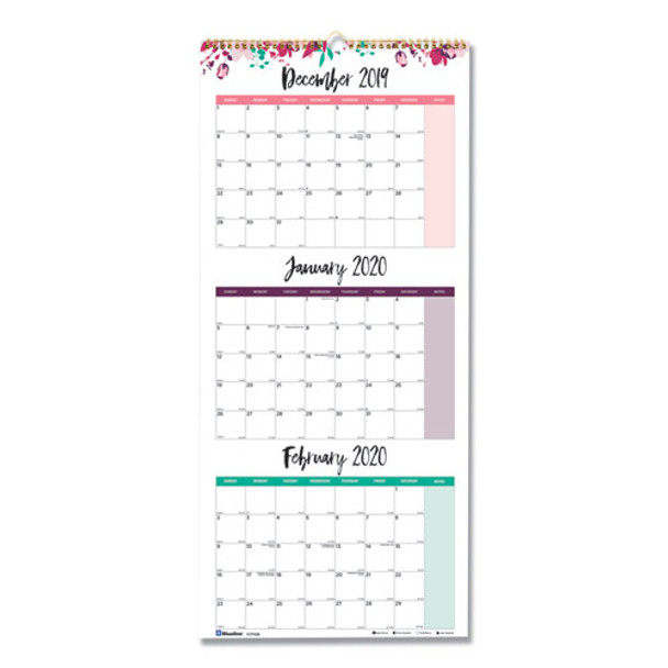 Calendar,3-month,wall