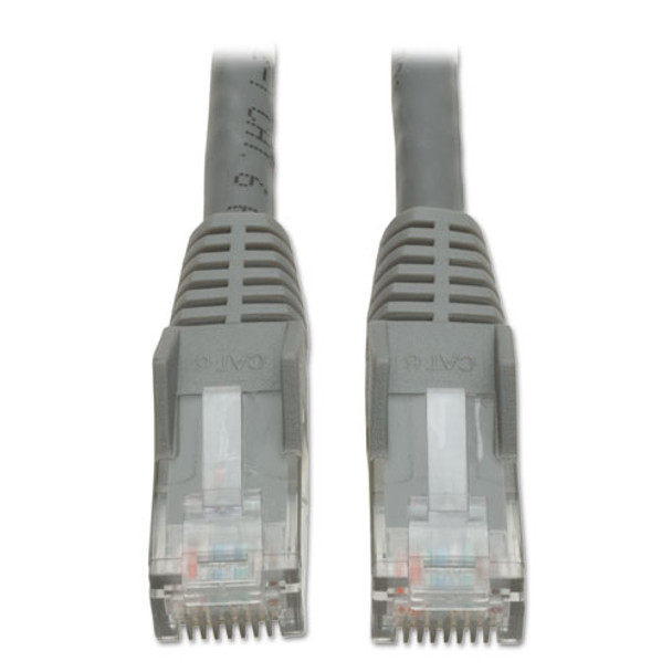 Cat6 Gigabit Snagless Molded Patch Cable, Rj45 (m/m), 5 Ft., Gray