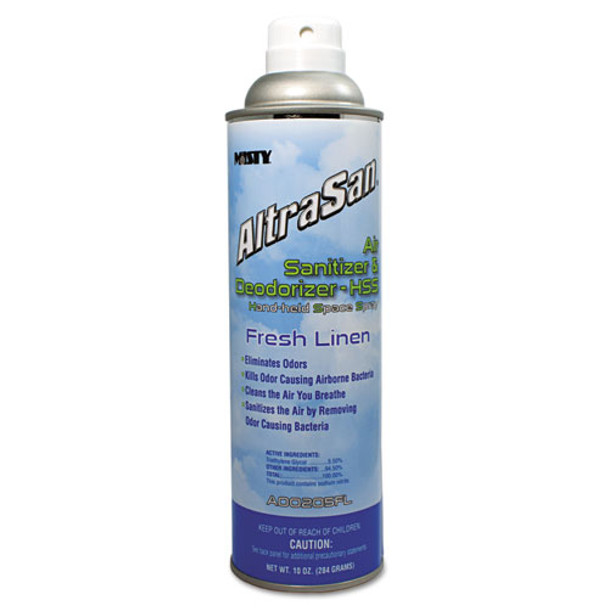 Altrasan Air Sanitizer & Deodorizer, Fresh Linen, 10 Oz Aerosol Spray