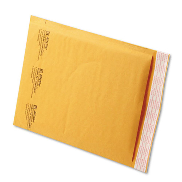 Jiffylite Self-seal Bubble Mailer, #2, Barrier Bubble Lining, Self-adhesive Closure, 8.5 X 12, Golden Brown Kraft, 100/carton