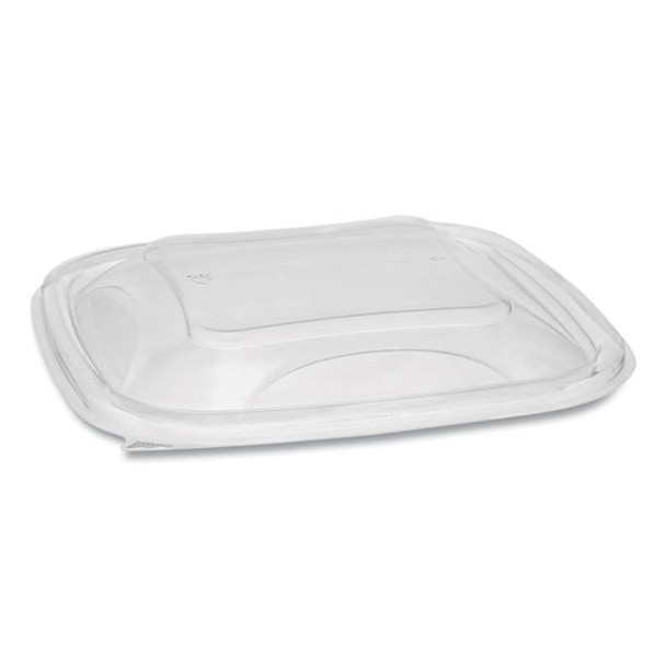 Earthchoice Pet Container Lids, For 24-32 Oz Container Bases, 7.38 X 7.38 X 0.82, Clear, 300/carton