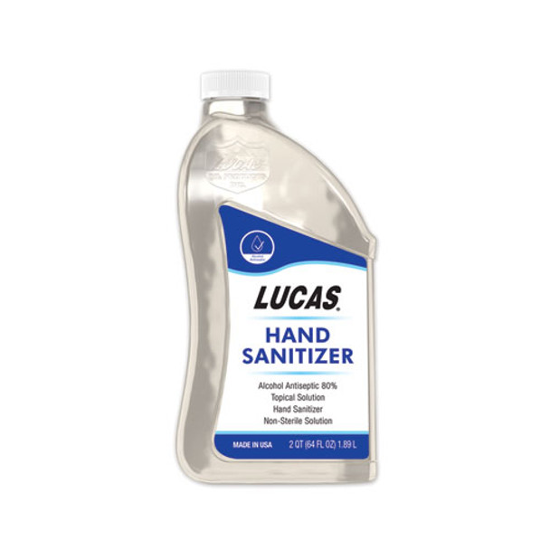 Hand Sanitizer, 0.5 Gal Bottle, Unscented, 6/carton