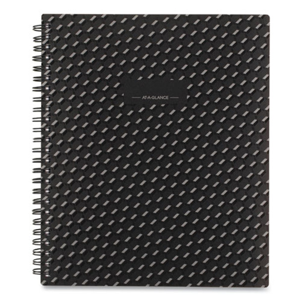 Elevation Poly Weekly/monthly Planner, 8.75 X 7, Black, 2021