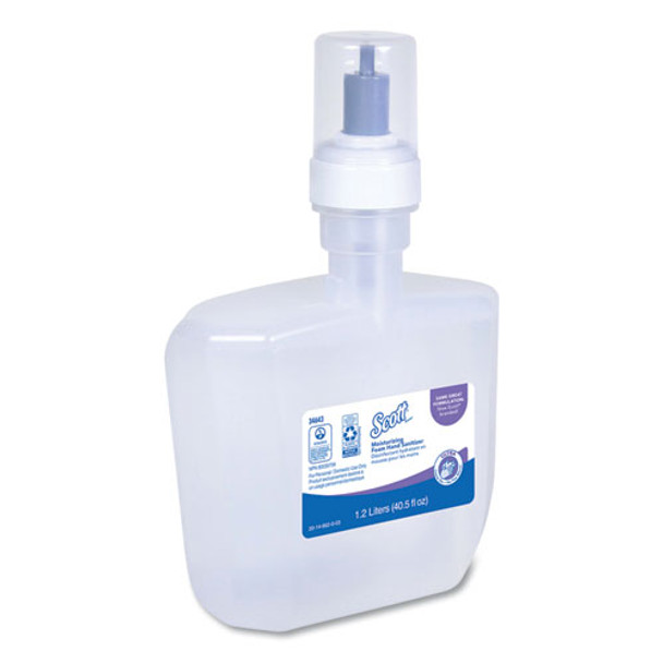 Control Super Moisturizing Foam Hand Sanitizer, 1,200 Ml, Clear, 2/carton