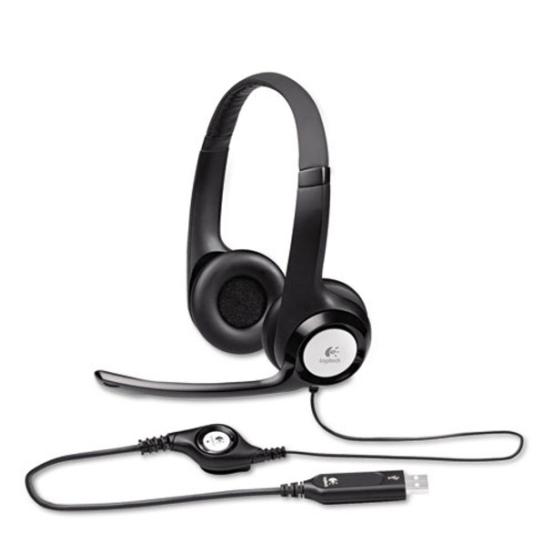 H390 Usb Headset W/noise-canceling Microphone