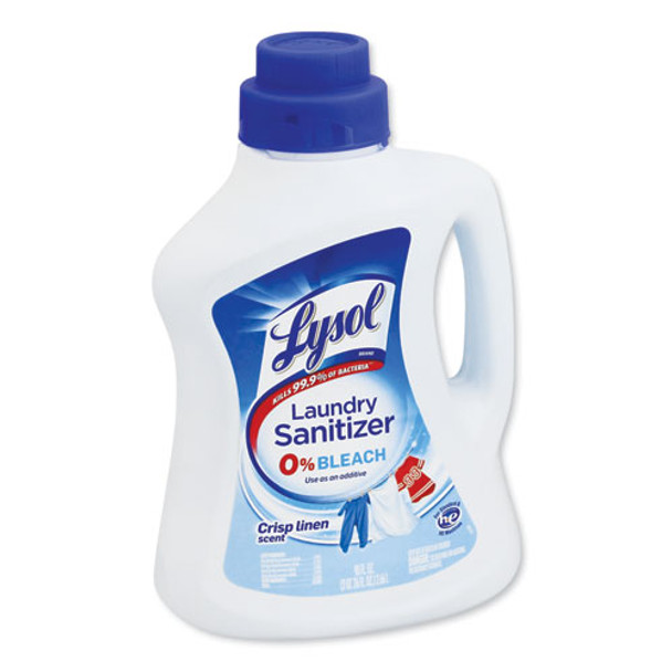 Laundry Sanitizer, Liquid, Crisp Linen, 90 Oz, 4/carton