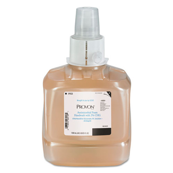 Antimicrobial Foam Handwash, Fragrance-free, 1200 Ml, 2/carton