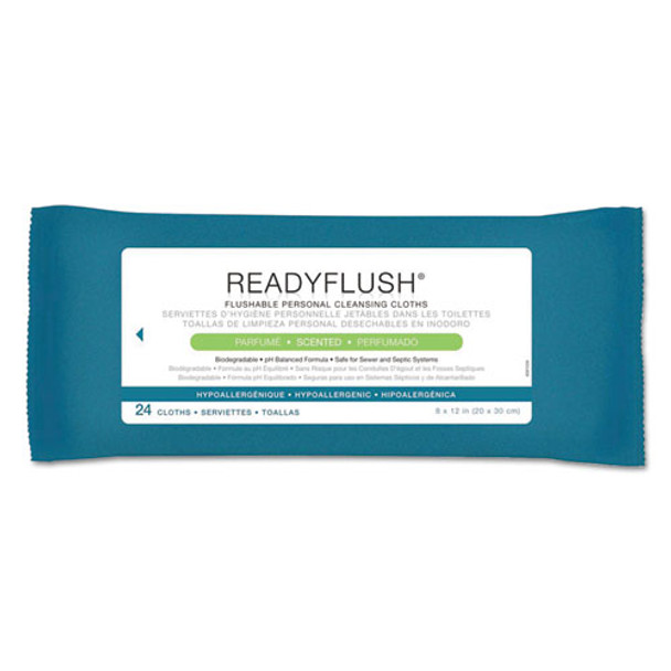 Readyflush Biodegradable Flushable Wipes, 8 X 12, 24/pack, 24 Pack/carton