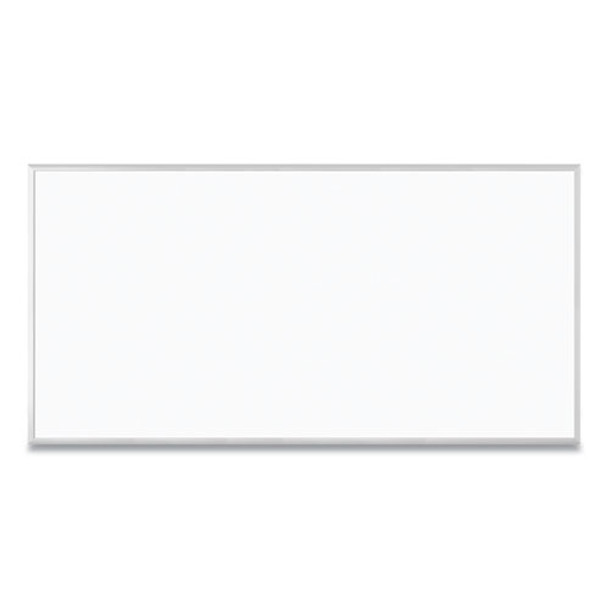 Magnetic Dry Erase Board With Aluminum Frame, 96 X 48, White Surface, Silver Frame