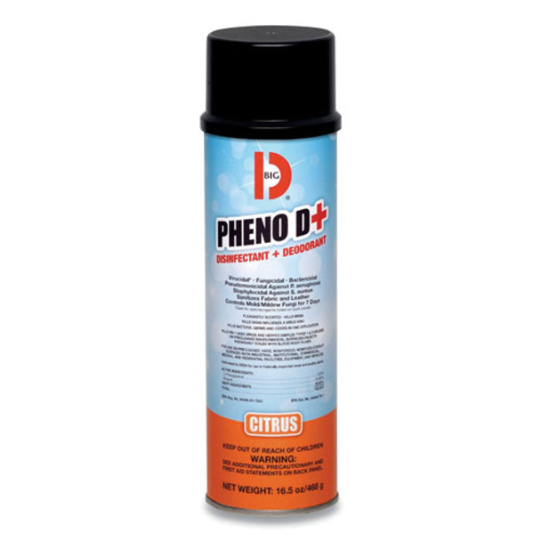 Pheno D+ Aerosol Disinfectant/deodorizer, Citrus Scent, 16.5 Oz Can, 12/carton