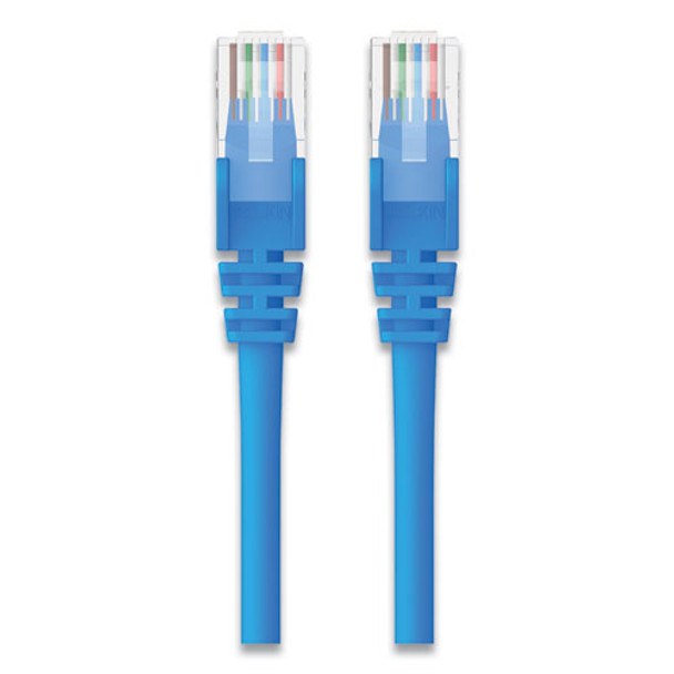 Cat6 Utp Computer Patch Cable, Rj45 Connectors, 7 Ft, Blue