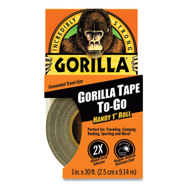 Gorilla Tape, 1.5" Core, 1" X 10 Yds, Black - DGOR6100109