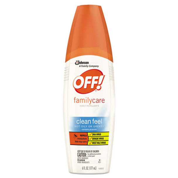 Familycare Clean Feel Spray Insect Repellent, 6 Oz Spray Bottle, 12/carton