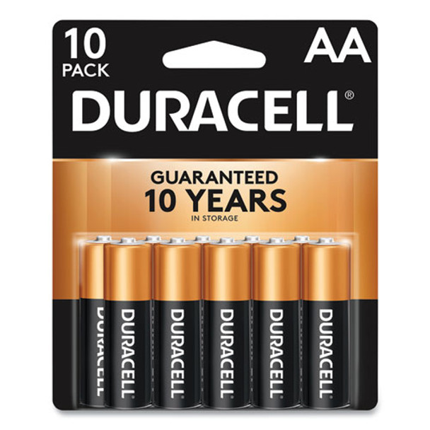 Coppertop Alkaline Aa Batteries, 10/pack