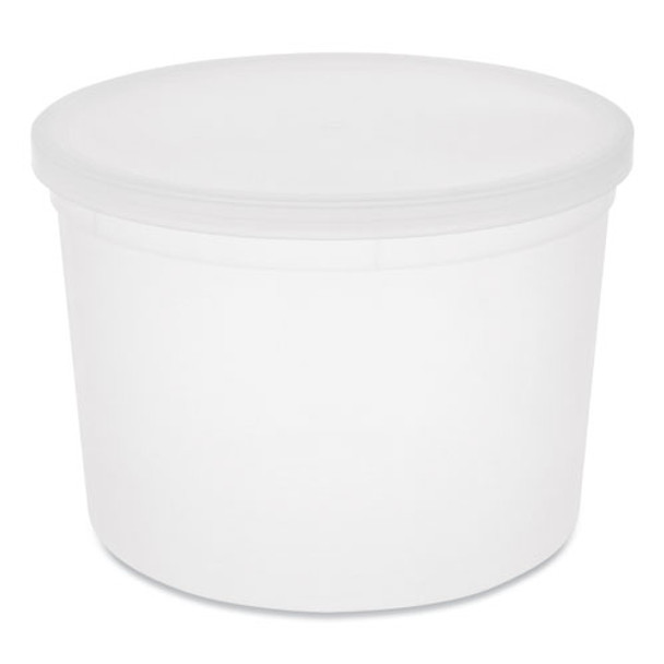 Delitainer Microwavable Container Bulk, 64 Oz, 4.5 X 4.5 X 6.35, Natural, 120/carton