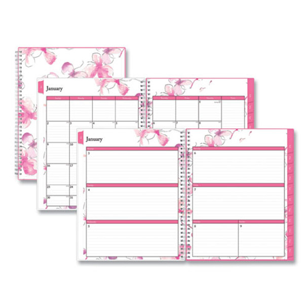 Breast Cancer Awareness Weekly/monthly Planner, 11 X 8.5, Orchid, 2022