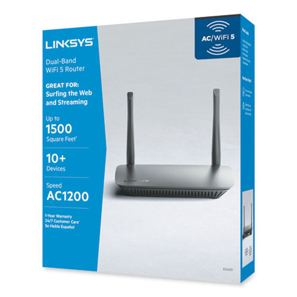 Ac1200 Dual-band Wi-fi Router, 5 Ports, Dual-band 2.4 Ghz/5 Ghz