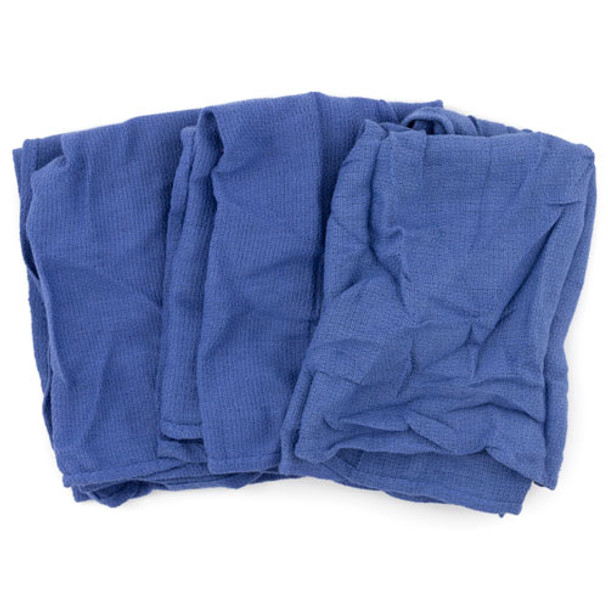 Reclaimed Surgical Huck Towel, Blue, 25 Towels/carton