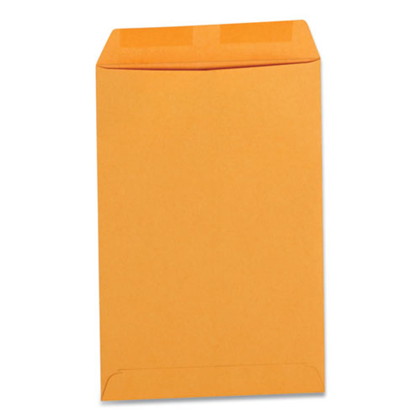 Self-stick Open-end Catalog Envelope, #1, Square Flap, Self-adhesive Closure, 6" X 9", Brown Kraft, 100/box