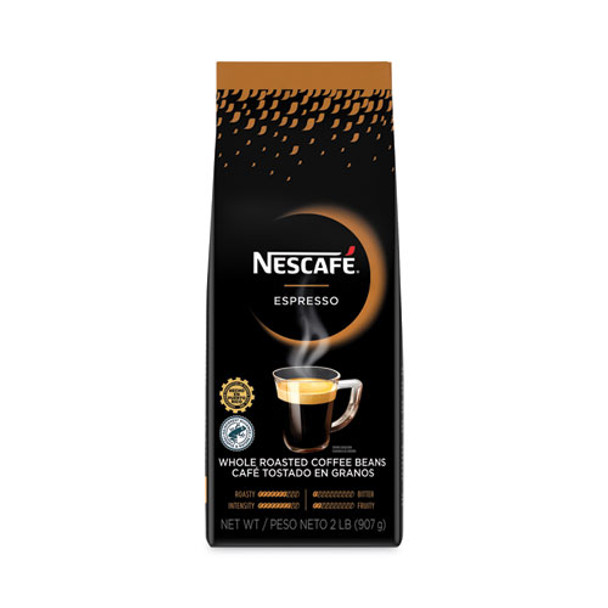 Espresso Whole Roasted Coffee Beans, 2 Lb Bag, 8/carton