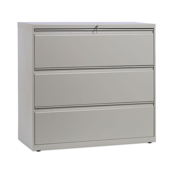 Lateral File, 3 Legal/letter/a4/a5-size File Drawers, Putty, 42" X 18" X 39.5"