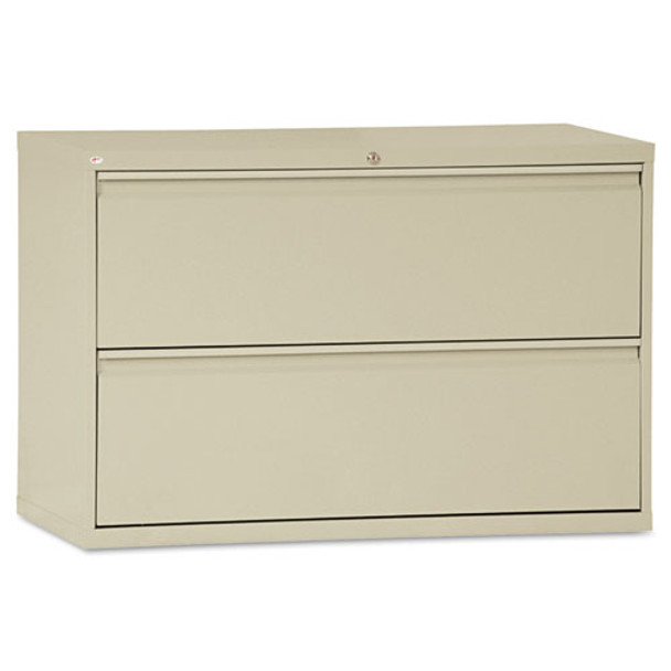 Lateral File, 2 Legal/letter-size File Drawers, Putty, 42" X 18" X 28"