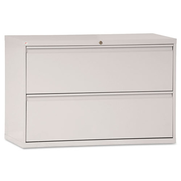 Lateral File, 2 Legal/letter-size File Drawers, Light Gray, 42" X 18" X 28"