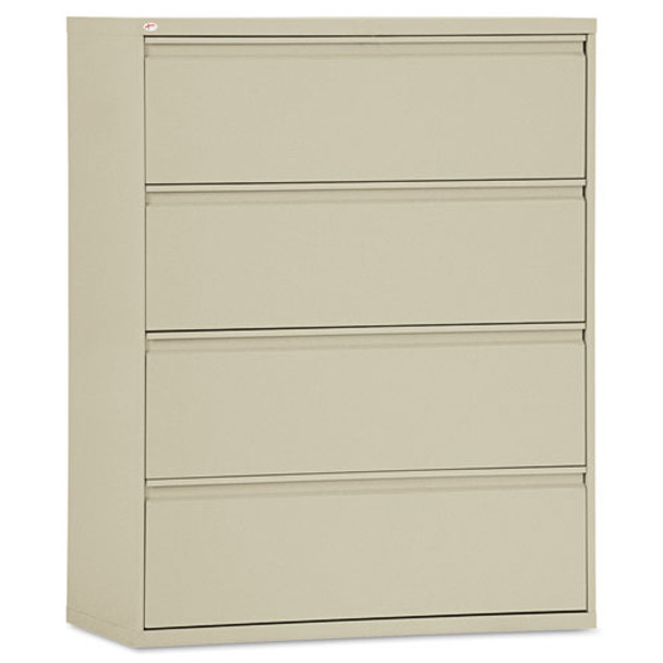 Lateral File, 4 Legal/letter-size File Drawers, Putty, 42" X 18" X 52.5"