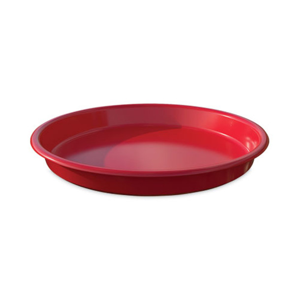 Little Artist's Antimicrobial Craft Tray, 13" Dia., Red
