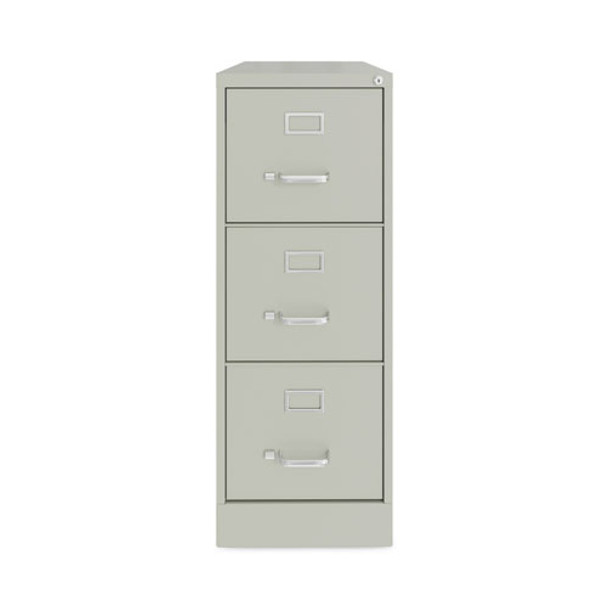 Vertical Letter File Cabinet, 3 Letter-size File Drawers, Light Gray, 15 X 22 X 40.19