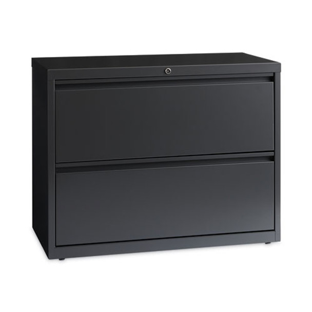 Lateral File Cabinet, 2 Letter/legal/a4-size File Drawers, Charcoal, 36 X 18.62 X 28