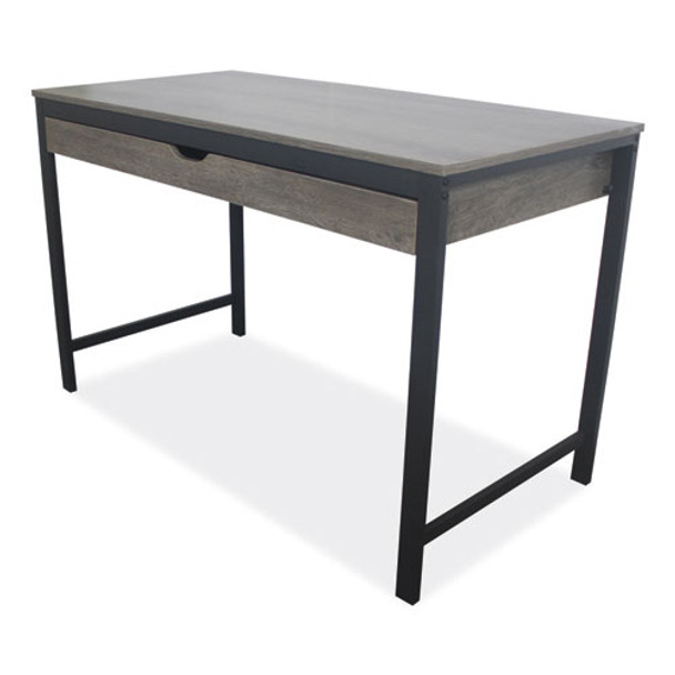 Modern Writing Desk, 47.24" X 23.62" X 29.92", Gray