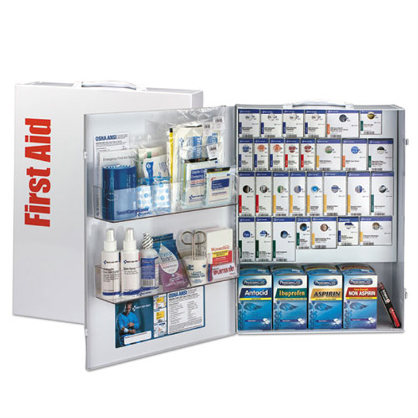 Ansi 2015 Smartcompliance General Business First Aid Kit For 150 People, 925 Pieces, Metal Case