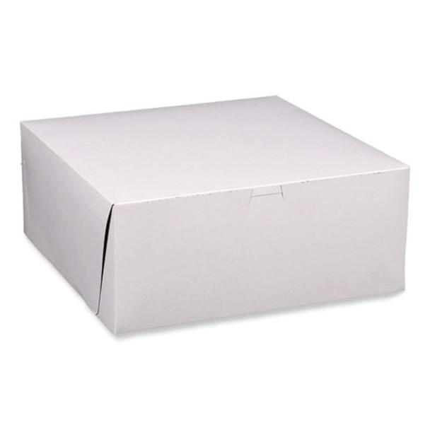 Bakery Boxes, 14 X 14 X 6, White, Paper, 50/carton