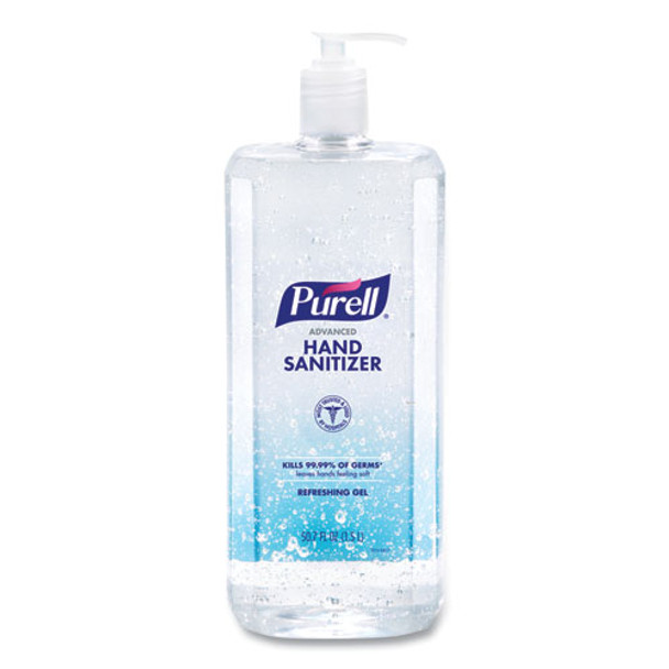 Advanced Refreshing Gel Hand Sanitizer, Clean Scent, 1.5 L Pump Bottle