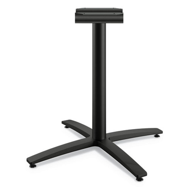 Between Seated-height X-base For 30" To 36" Table Tops, 26.18w X 29.57h, Black