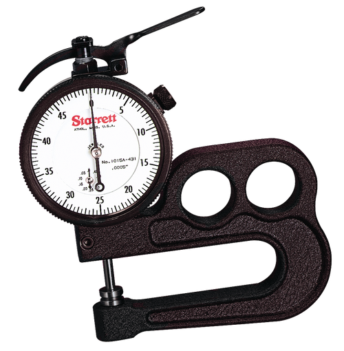 1015A Series Portable Dial Thickness Gage