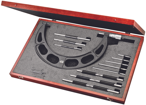 224.1MGRLZ Interchangeable Anvil Micrometer Set