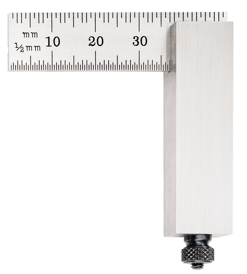 14MA Millimeter Reading Double Steel Square