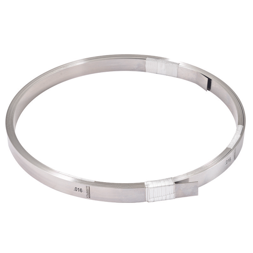 666S-16 Stainless Thickness Gage, Feeler Stock in Rolls, 0.016" Thick, Inch Reading with Cardboard Box, 25' (7.6m) X 1/2" (12.7mm)