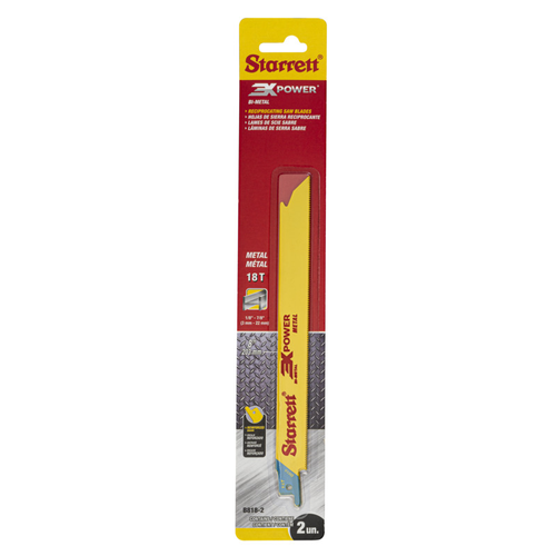 B818-2 Metal Cut Reciprocating Saw Blade