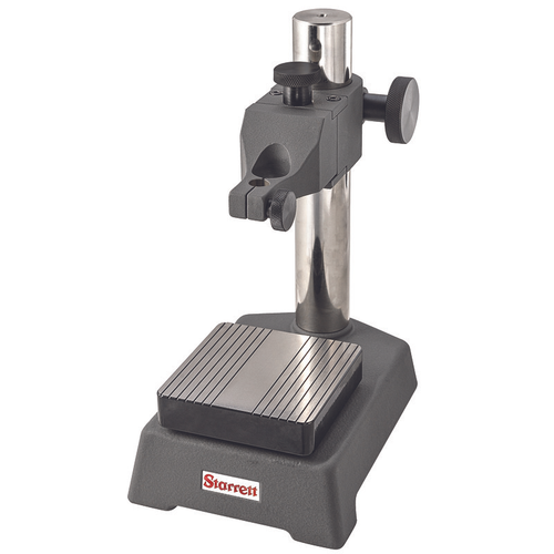 3673 Indicator Stand with Square Anvil, 3/8" Stem Hole, 8mm Bushing